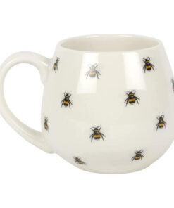Bee Happy Bone China Print Mug