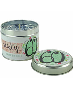 Best Kept Secrets Tracey Russell 60th Tin Candle