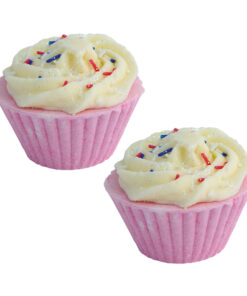 Bath Bubble and Beyond Cherry Fizzing Bath Tarts (two pack)