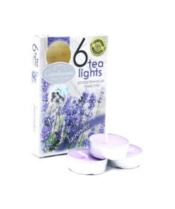 Candlesense Lavender Scented Tealights - Set of 6