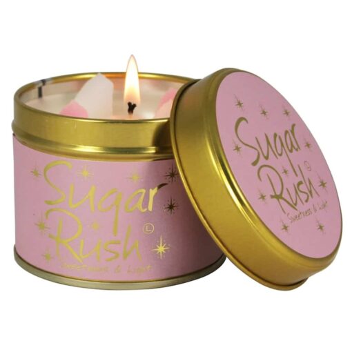 Lily Flame Sugar Rush Tin Candle - Image 2
