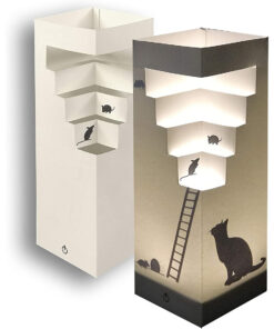Luxa Cat and Mice Shadow Lamp