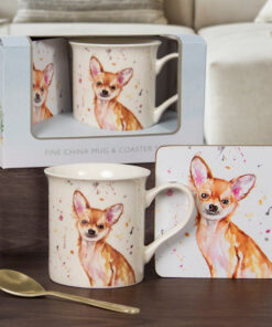 Mans Best Friend Chihuahua Mug & Coaster