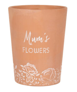 Mums Flowers Terracotta Plant Pot