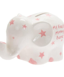 My First Elephant Money Bank In Pink