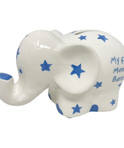 My First Elephant Money Bank in Blue