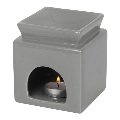 Grey Love Cut Out Wax Melt / Oil Burner - Image 2