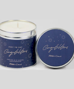 Potters Crouch Congratulations Tin Candle