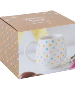 Alternative view of Spotted Rounded Ceramic Mug