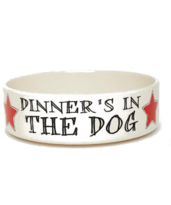 Sweet William Dinners In The Dog - Large Dog Bowl