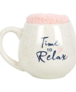 Time to Relax Mug and Sock Gift Set