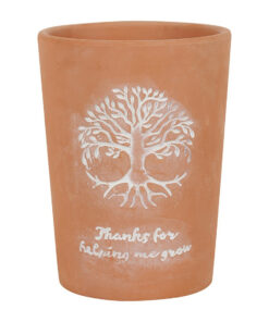Tree of Life Terracotta Plant Pot
