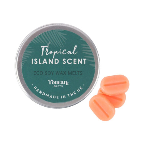 Relax Mum Tropical Island Eco Soy Wax Melt Burner Gift Set - Image 2