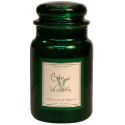 Village Citrus Wreath Large Jar Candle 602g