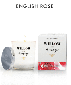 Willow and Honey English Rose Candle 220g