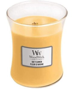 Woodwick Oat flower Medium Jar Candle
