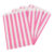 Candy Stripe Pink & White Paper Bags 5×7 Inch (Pack of 50)