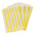 Candy Stripe Yellow & White Paper Bags 7×9 Inch (Pack of 50)
